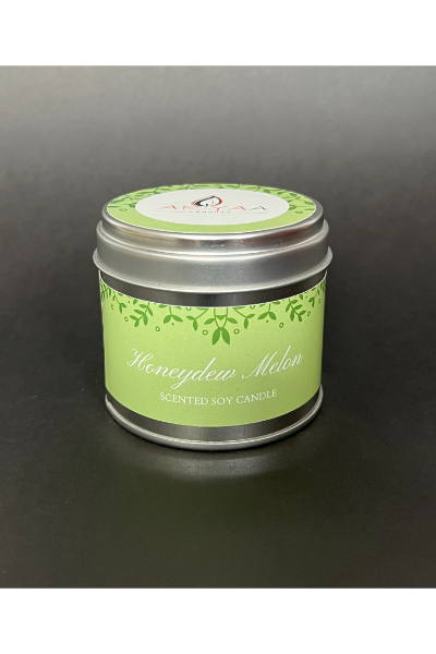 Soy Wax Tin Candle - Honeydew Melon 